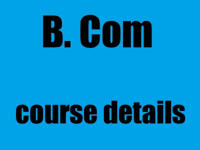 BCom 1st Year Subjects