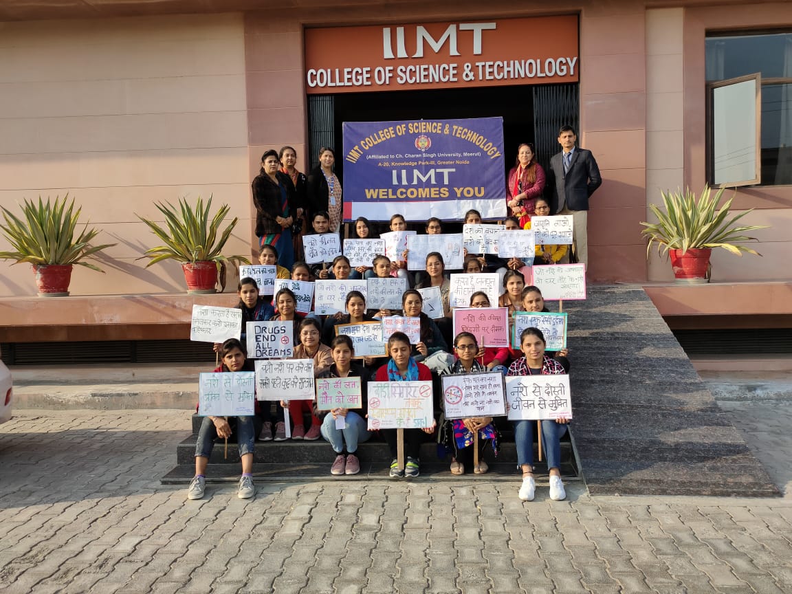 A slogan writing activity was conducted  at IIMT College of Science and Technology, Greater Noida