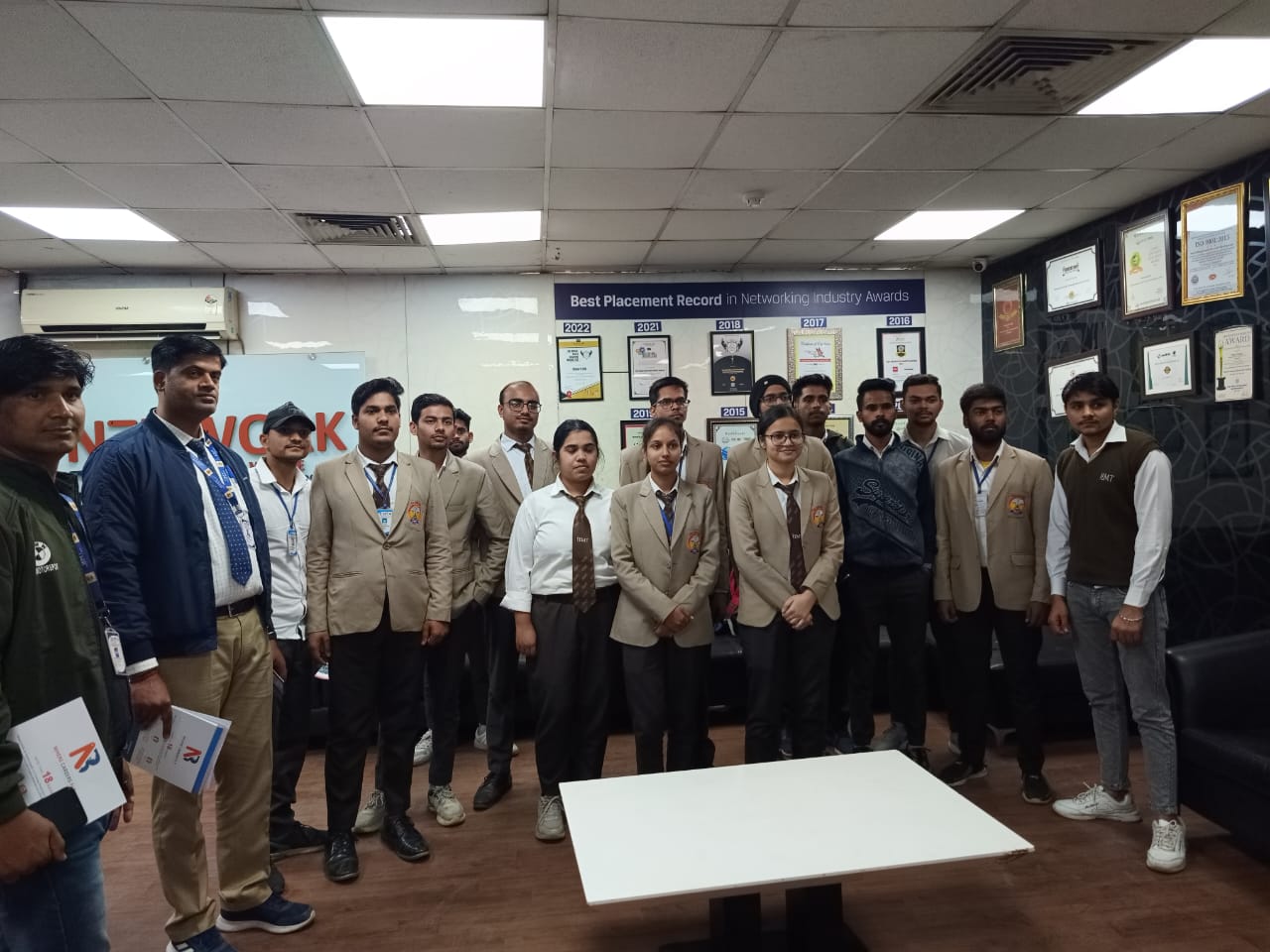 Industrial Visit To  Network Bulls, Gurugram, Haryana