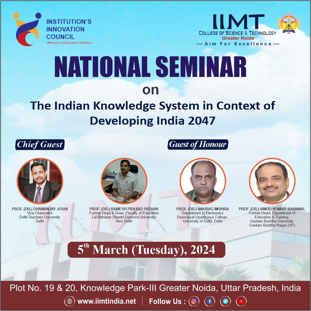 National Seminar on The Indian Knowledge System in Context of Developing India 2047