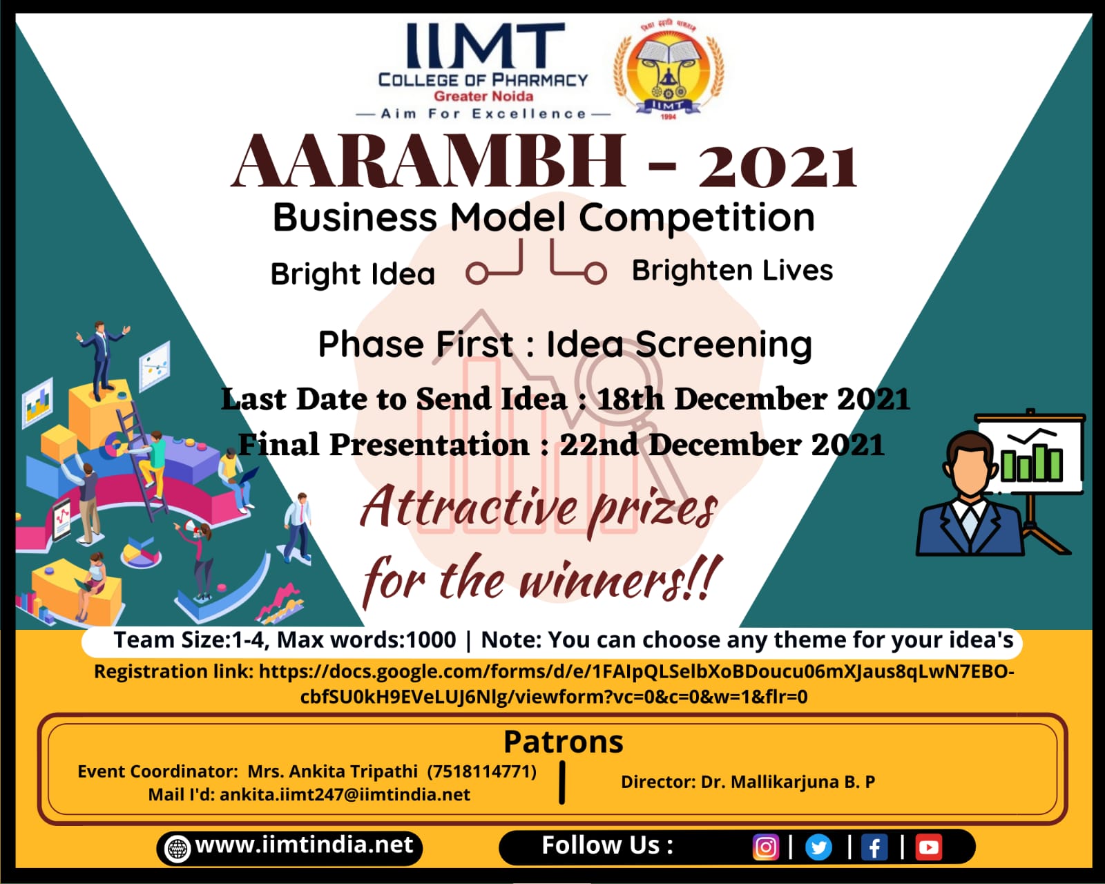 BUSINESS MODEL COMPETITION AARAMBH-2021